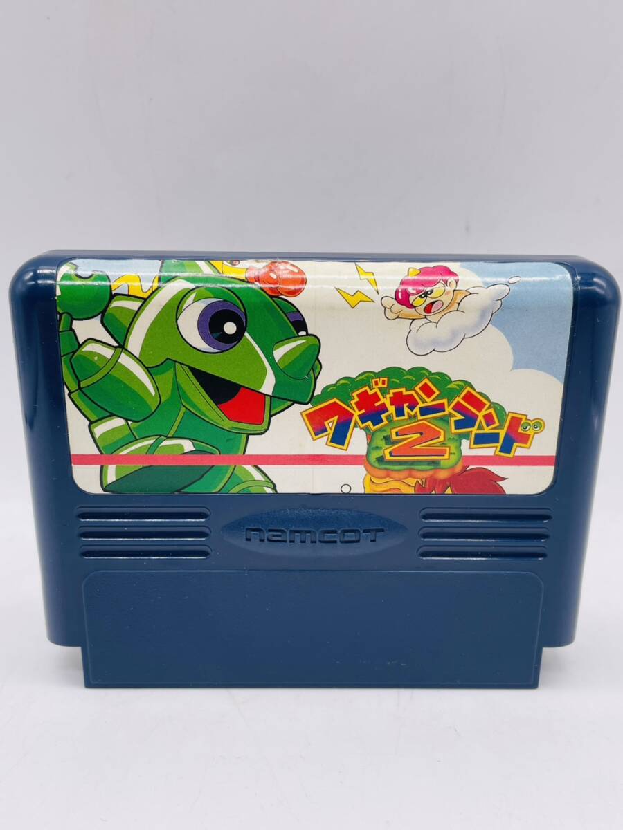 1円スタート 【当時物】ファミコンソフト ワギャンランド2 ナムコ 保証書付き 美品 ゲーム ゲームソフト コレクション コレクター必見_画像2
