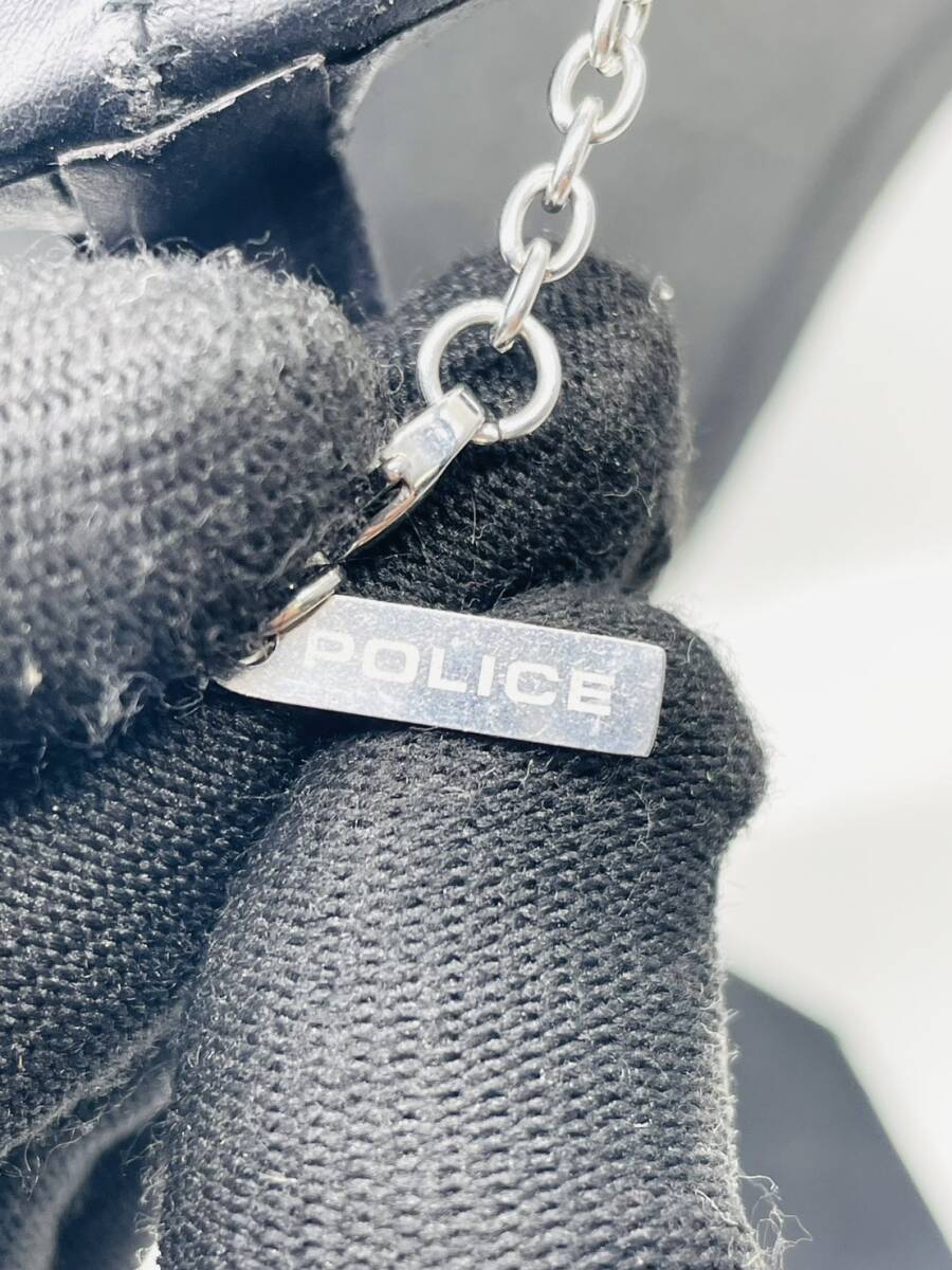 【現状品】POLICE ポリス ネックレス フレアチャーム メンズ用 男性用 小物 アクセサリー ファッション 長さ50㎝ トップ3.5cm_画像8