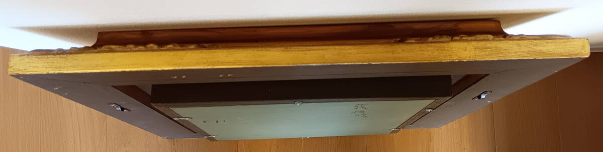 油彩画用額縁　３号F　ゴールド　中古_画像6