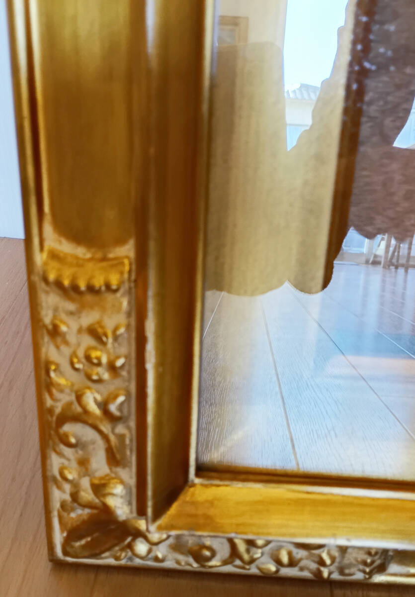 油彩画用額縁　３号F　ゴールド　中古_画像4