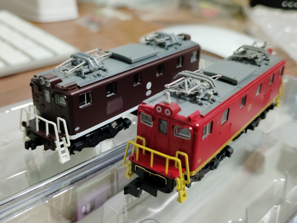 秩父鉄道　デキ200 2両　マイクロ　A2069 A2080 デキ　茶色　赤茶　パレオエクスプレス　機関車　_画像4