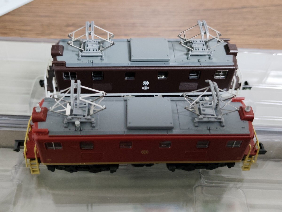 秩父鉄道　デキ200 2両　マイクロ　A2069 A2080 デキ　茶色　赤茶　パレオエクスプレス　機関車　_画像5