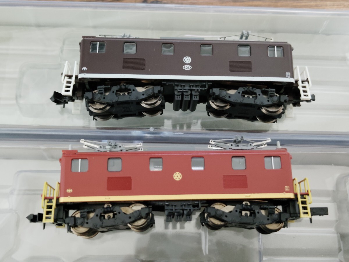 秩父鉄道　デキ200 2両　マイクロ　A2069 A2080 デキ　茶色　赤茶　パレオエクスプレス　機関車　_画像7