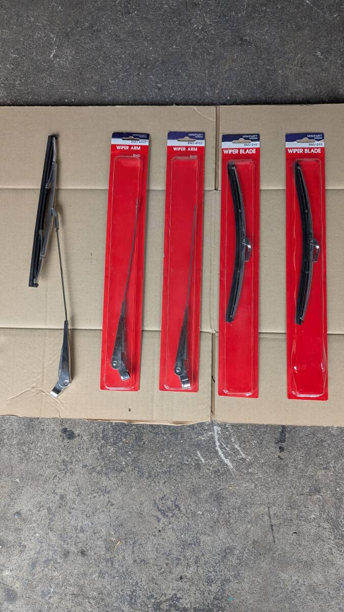 ミニ?　ワイパーアーム　ワイパーブレード_画像1