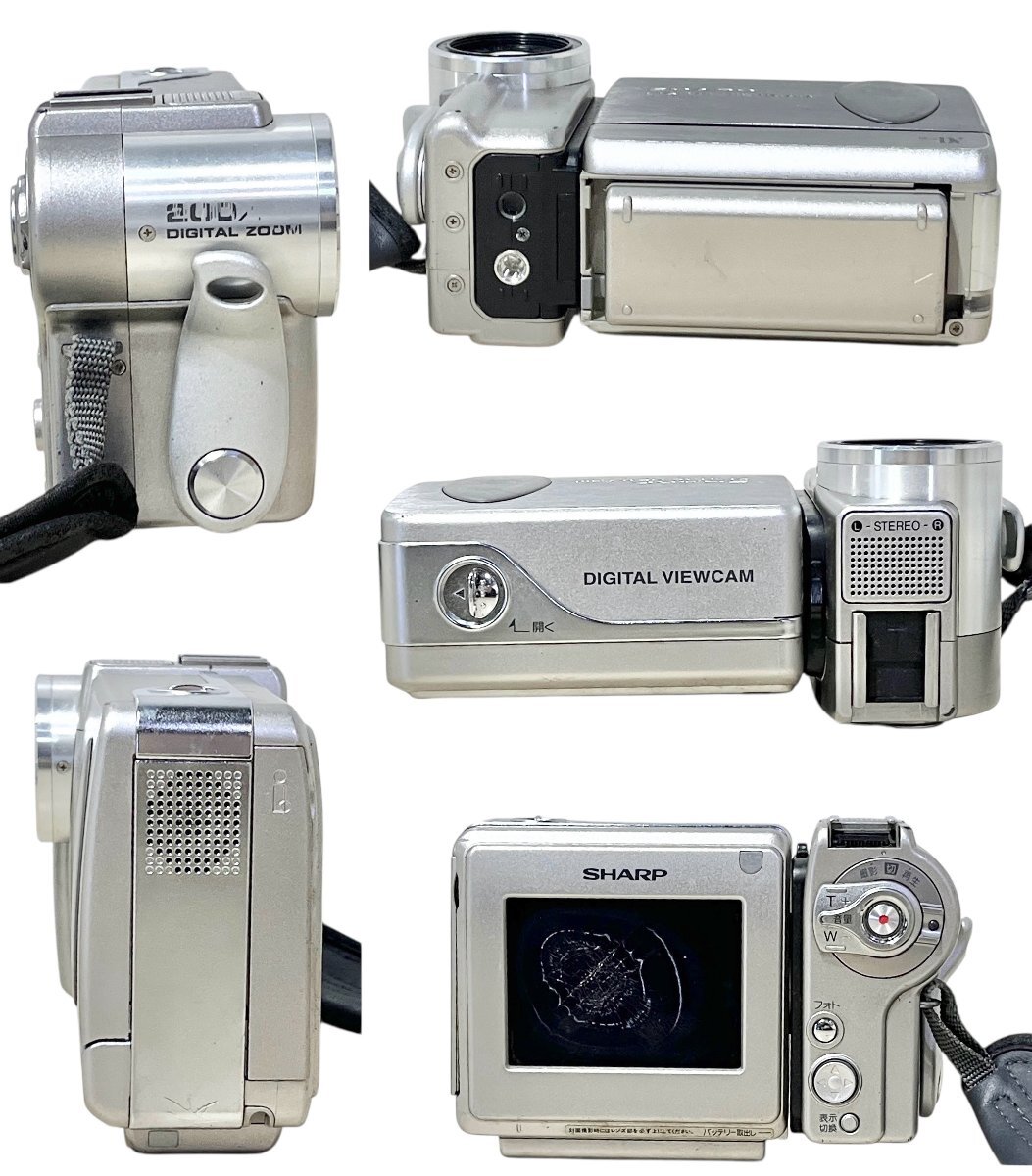 SHARP シャープ カメラ ビデオカメラ おまとめ SONY/Victor/Che-ez 5点 動作未確認 ジャンク品 80サイズ 蘇さ(BBY2108)_画像5