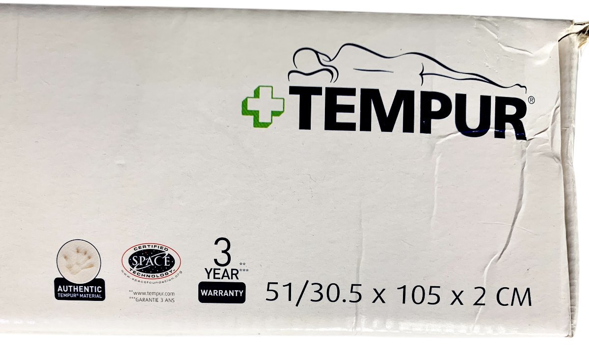 TEMPUR CAR COMFORTER テンピュール カーコンフォーター ブラック 車 シート シートクッション 箱付き 中古品 120サイズ 蘇や(HY1179)_画像8