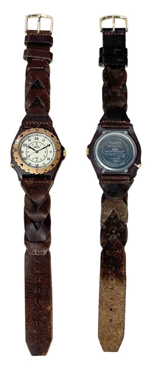 TIMEX サファリ タイメックス 時計 腕時計 INDIGLO アドベンチャー 1990年代 クオーツ 不動 ジャンク品 コンパクトサイズ 蘇や(KAY337)_画像4