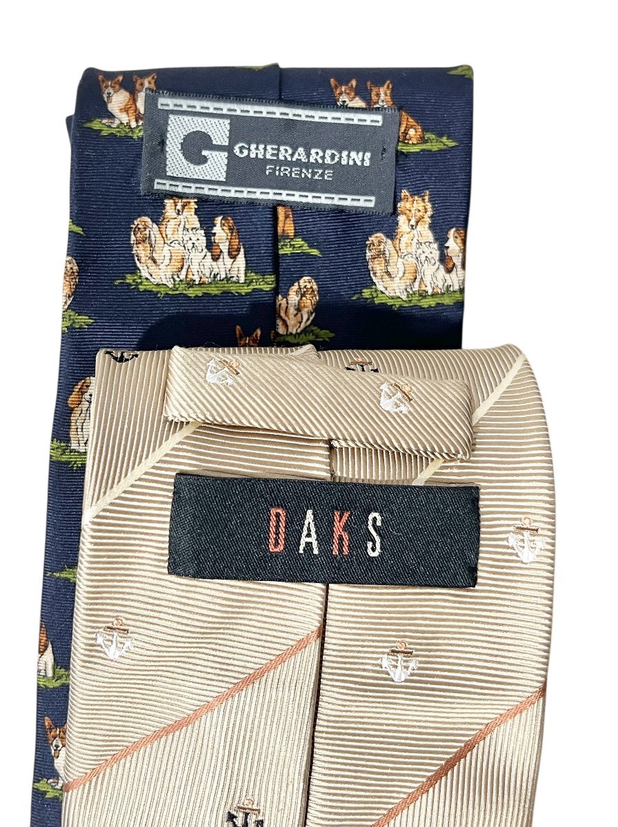 CELINE セリーヌ ハンカチ ネクタイ おまとめ LANDEL/DURBAN/DAKS/KENZO/PIERRE BALMAIN 他 17点 中古品 60サイズ 蘇さ(NKY107)_画像7