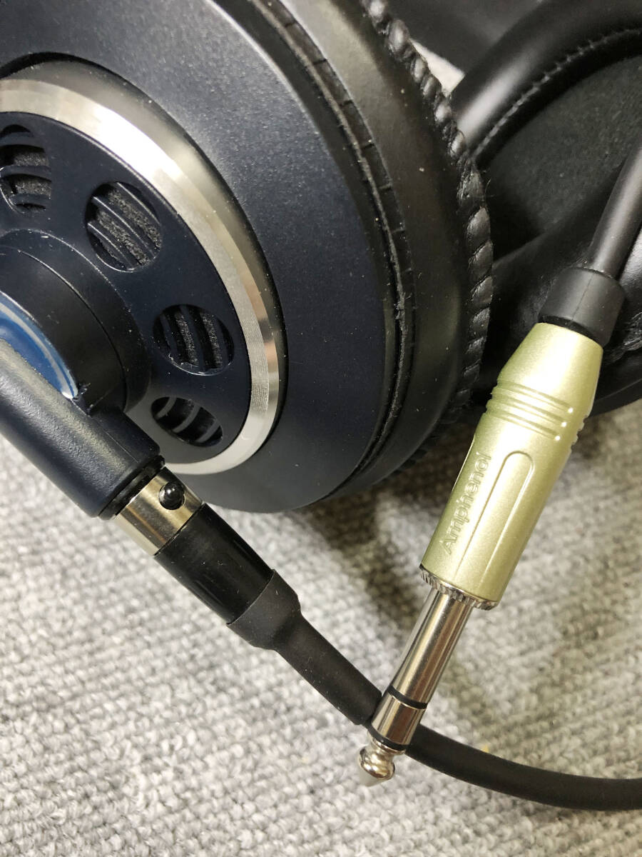 ●自作●　AKG用 ヘッドホーンケーブル２ｍ_画像5