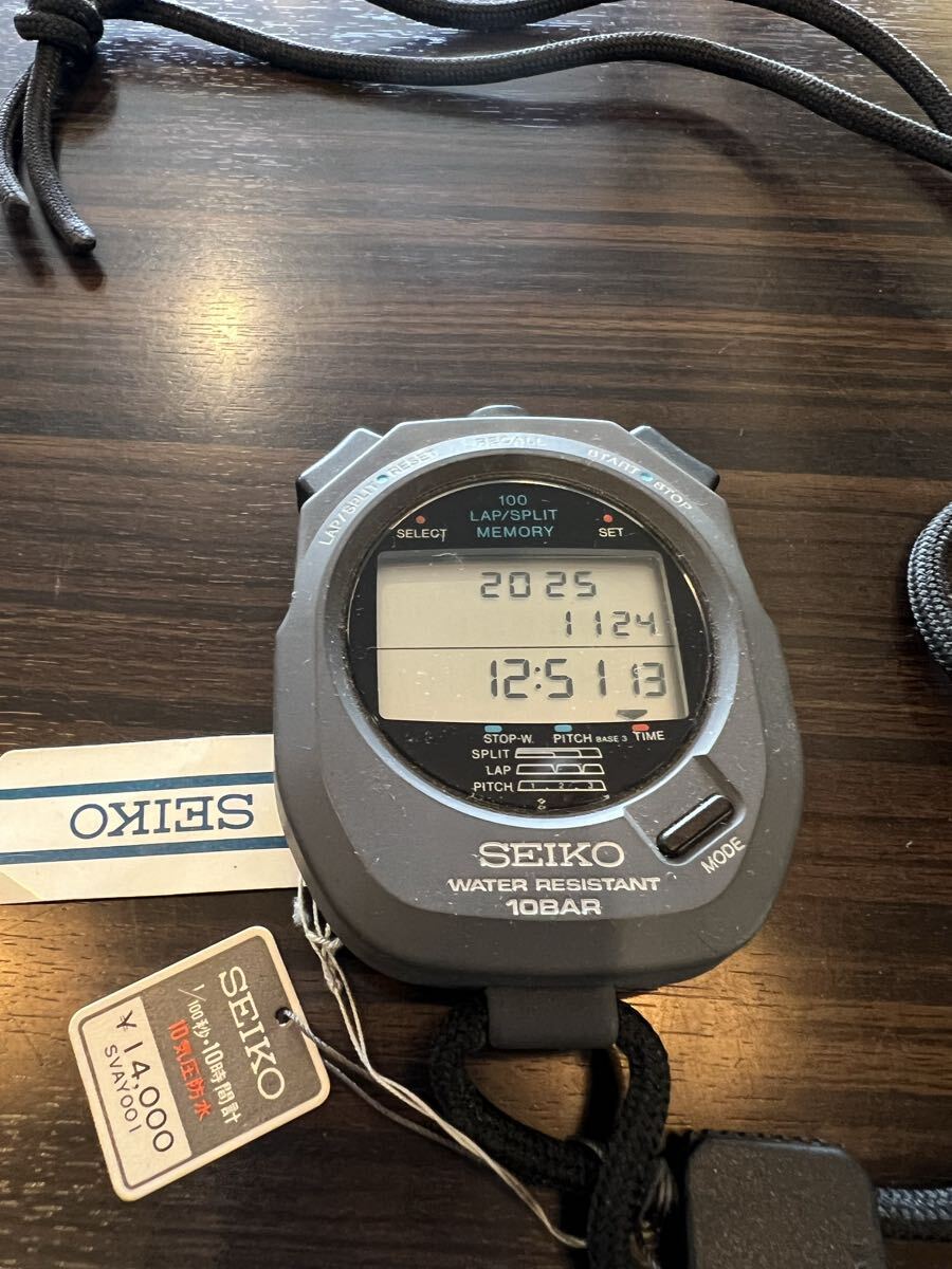 SEIKOセイコーストップウォッチ 動作品 S120-4000 傷汚れ有り 14000円 SVAY001_画像3