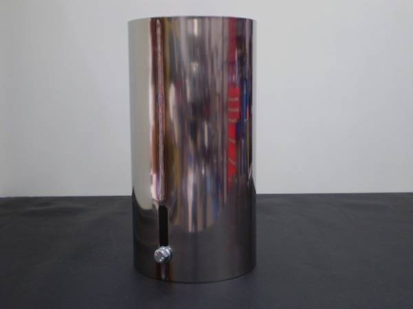 １００Φ ステンレステール,テールパイプ,マフラーカッター,200ミリ ステンマフラー　マフラー出口　テール延長　車　ナミガレージ_画像2