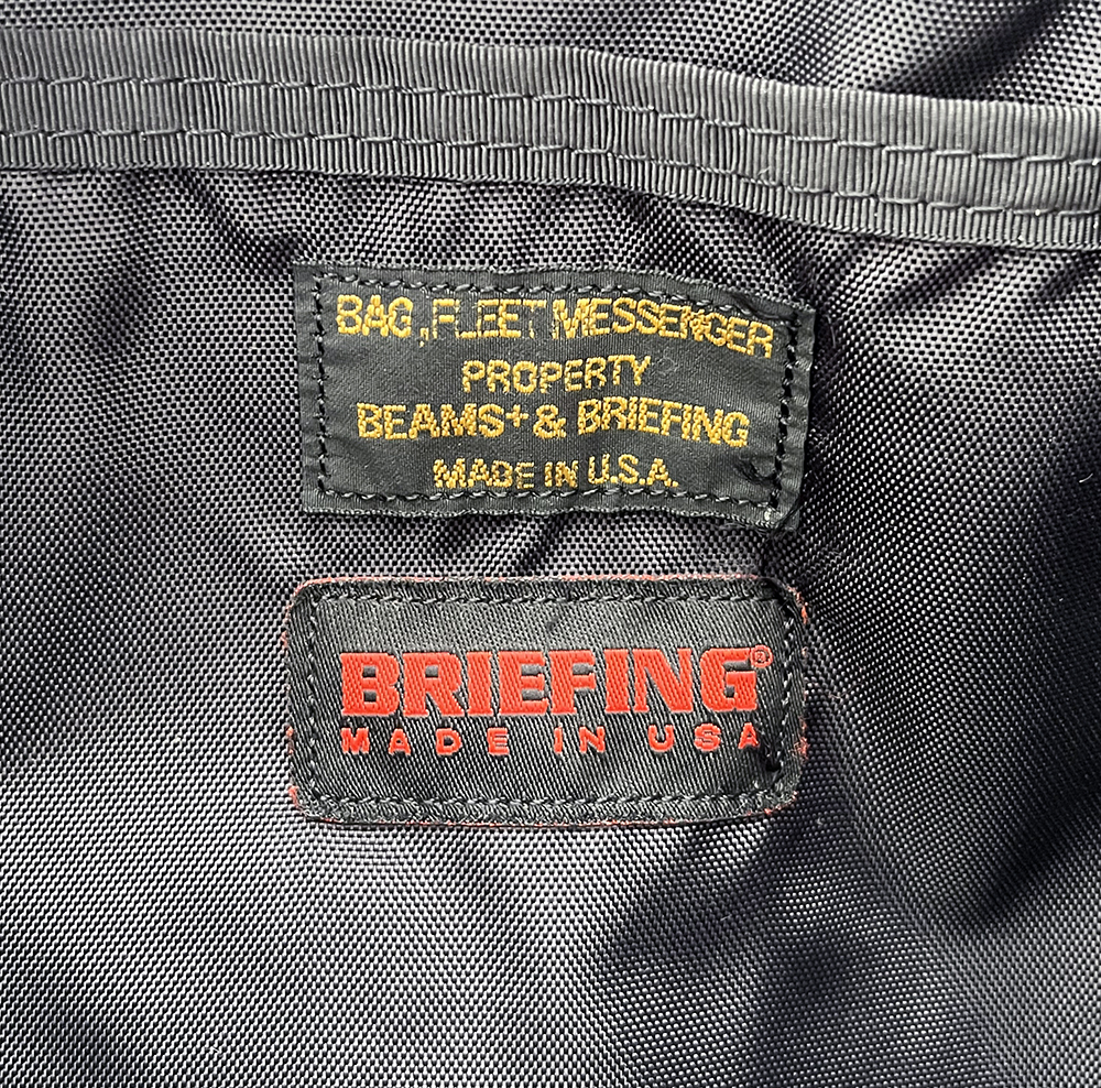 BRIEFING × BEAMS PLUS　Fleet Messenger Bag　ブリーフィング×ビームスプラス　フリートメッセンジャーバッグ　アメリカ製_画像6