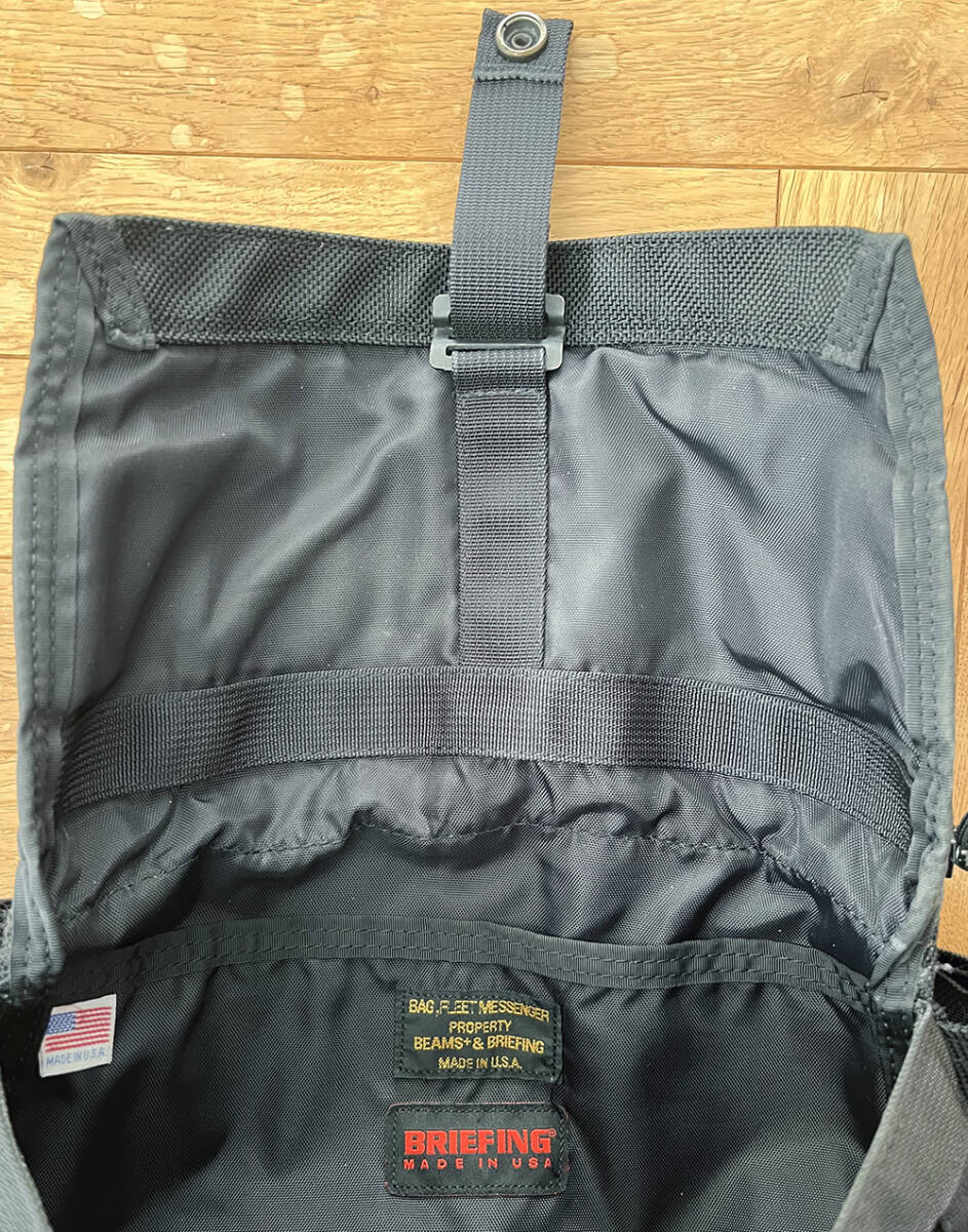 BRIEFING × BEAMS PLUS　Fleet Messenger Bag　ブリーフィング×ビームスプラス　フリートメッセンジャーバッグ　アメリカ製_画像5