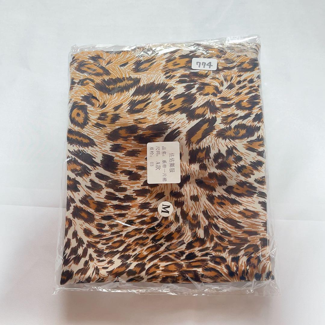 巻きスカート ヒョウ柄 ラテンダンス フレアスカート 衣装 薄手 社交ダンス_画像3