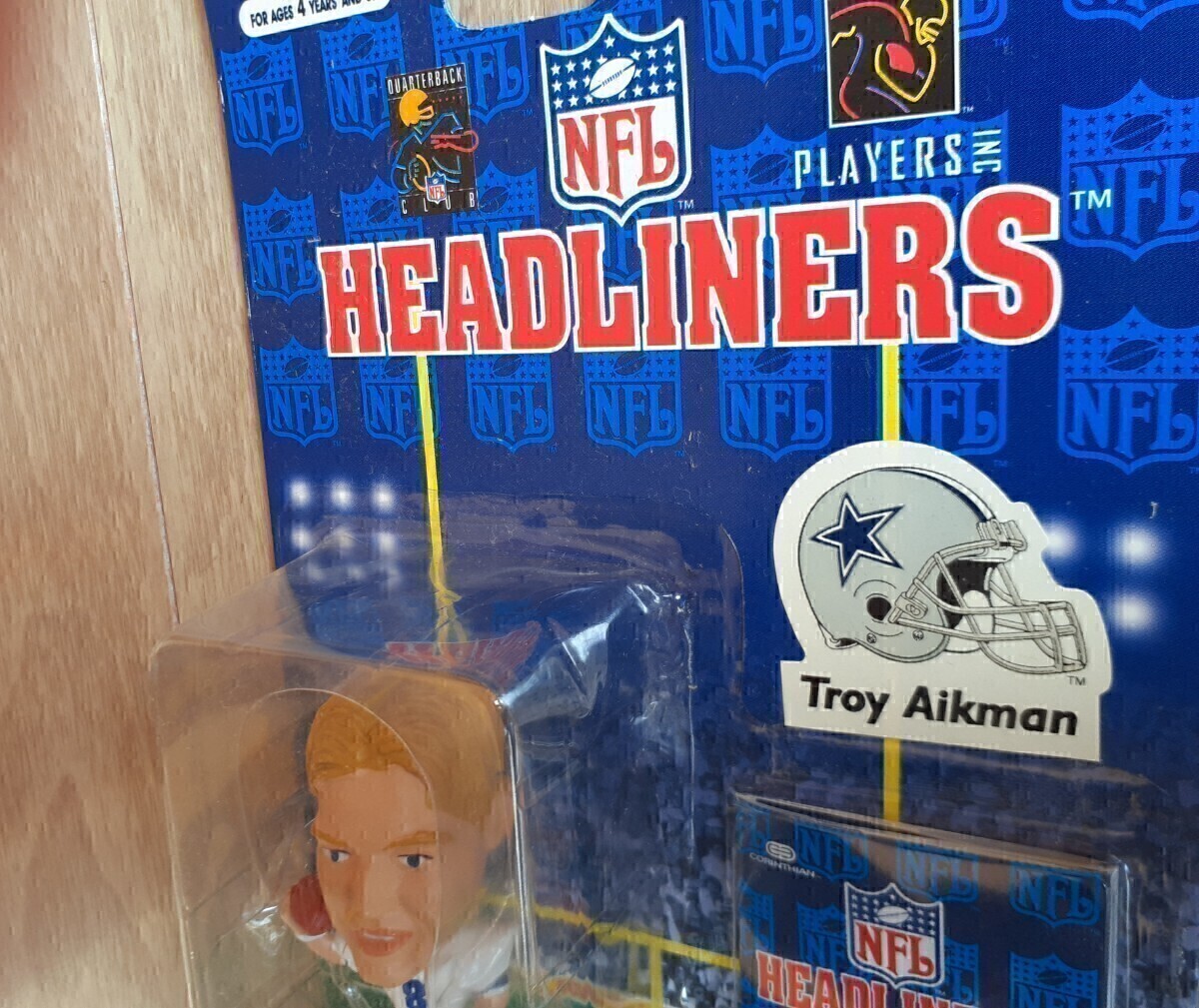 トロイ・エイクマン コリンシアン NFL フィギュア ヘッドライナーズ CORINTHIAN HEADLINERS Troy Aikmon アメリカン・フットボール_画像3