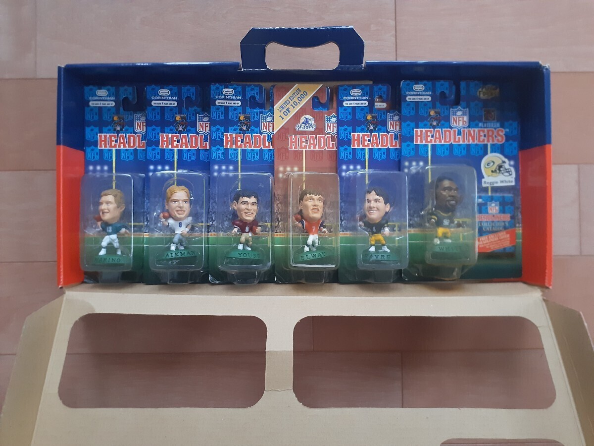 NFLフィギュア ファーブ マリーノ エルウェイ ヤング エイクマン レジーホワイト コリンシアン ヘッドライナーズ CORINTHIAN HEADLINERS_画像2