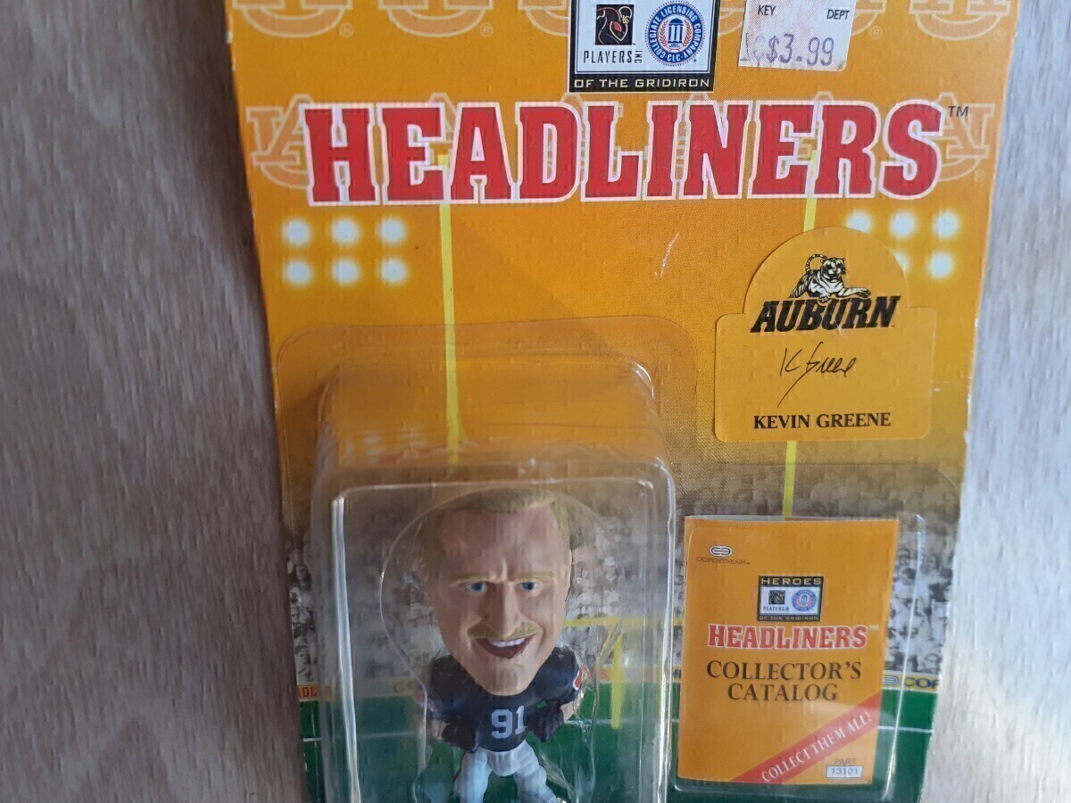 ケビン・グリーン コリンシアン NFL フィギュア ヘッドライナーズ Kevin Greene CORINTHIAN HEADLINERS アメリカンフットボール_画像3