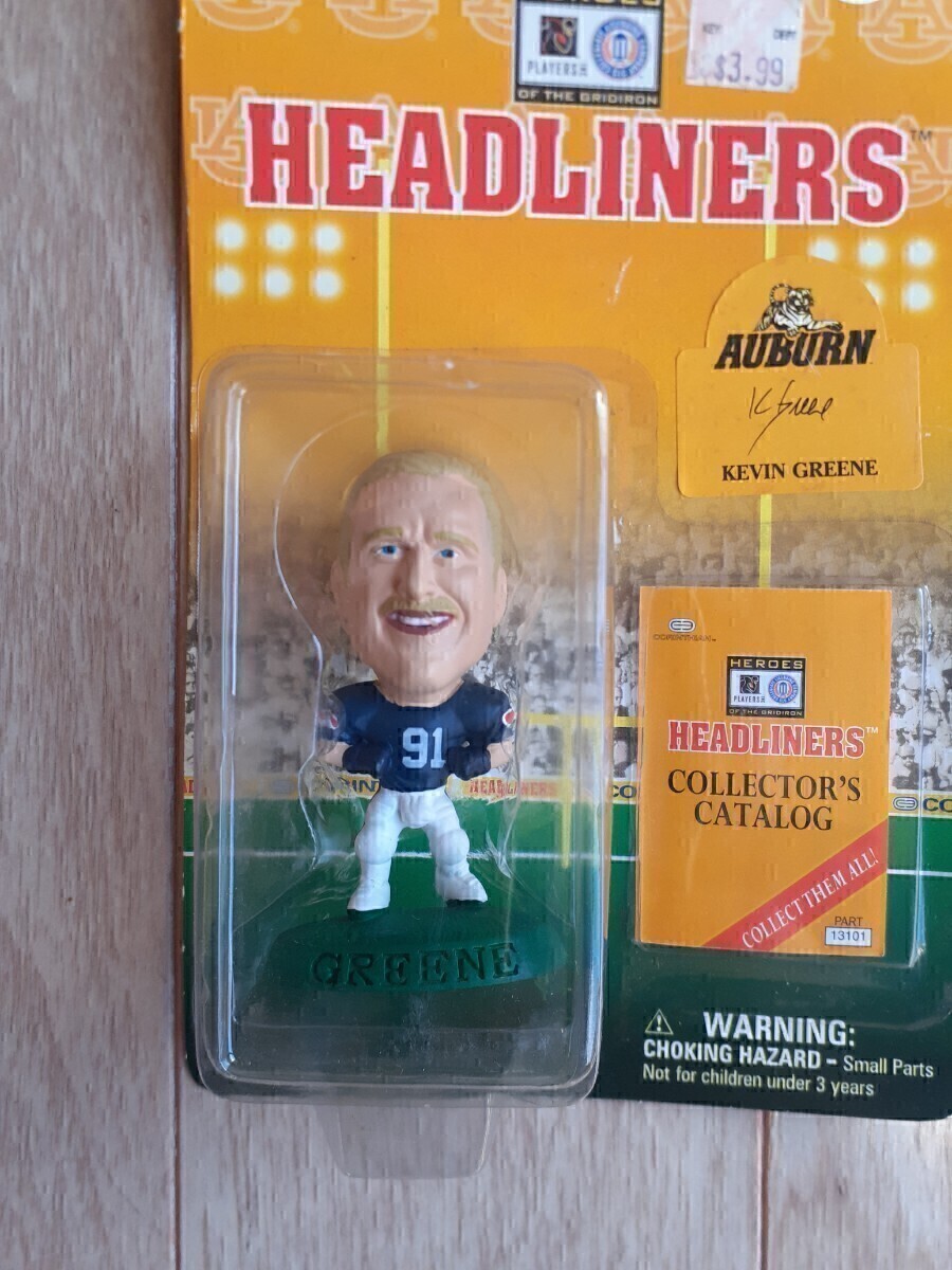 ケビン・グリーン コリンシアン NFL フィギュア ヘッドライナーズ Kevin Greene CORINTHIAN HEADLINERS アメリカンフットボール_画像2