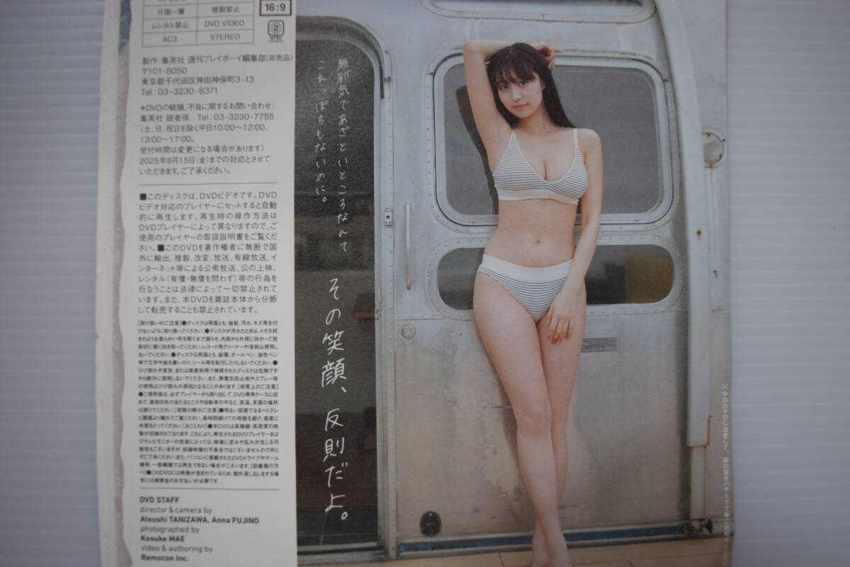 Weekly プレイボーイ　2025年 No.26号　表紙&巻頭グラビア　特別付録初DVD『溝端葵』中古　その顔、好きになれって言ってる？_画像3