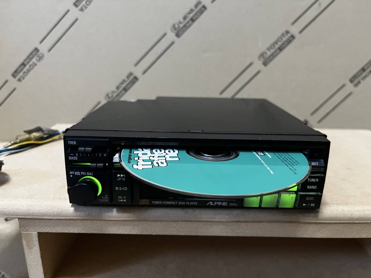 ★ALPINE 7903J アンプレスCDプレーヤー ジャンク品★_画像4
