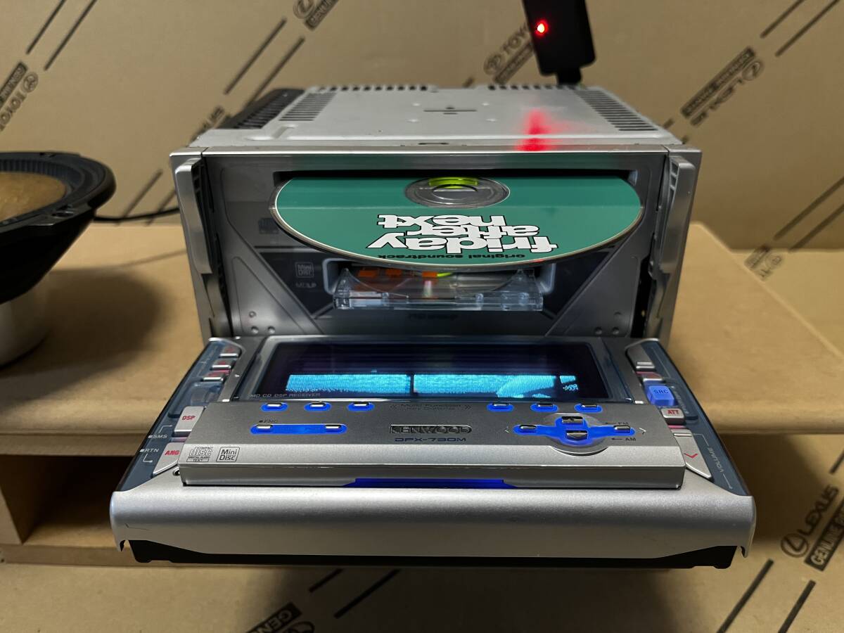 ★KENWOOD Bluetooth付き Spotifyなど再生可 DPX-730M CD&MD★DSP スペアナ チャーチ 残響音_画像6