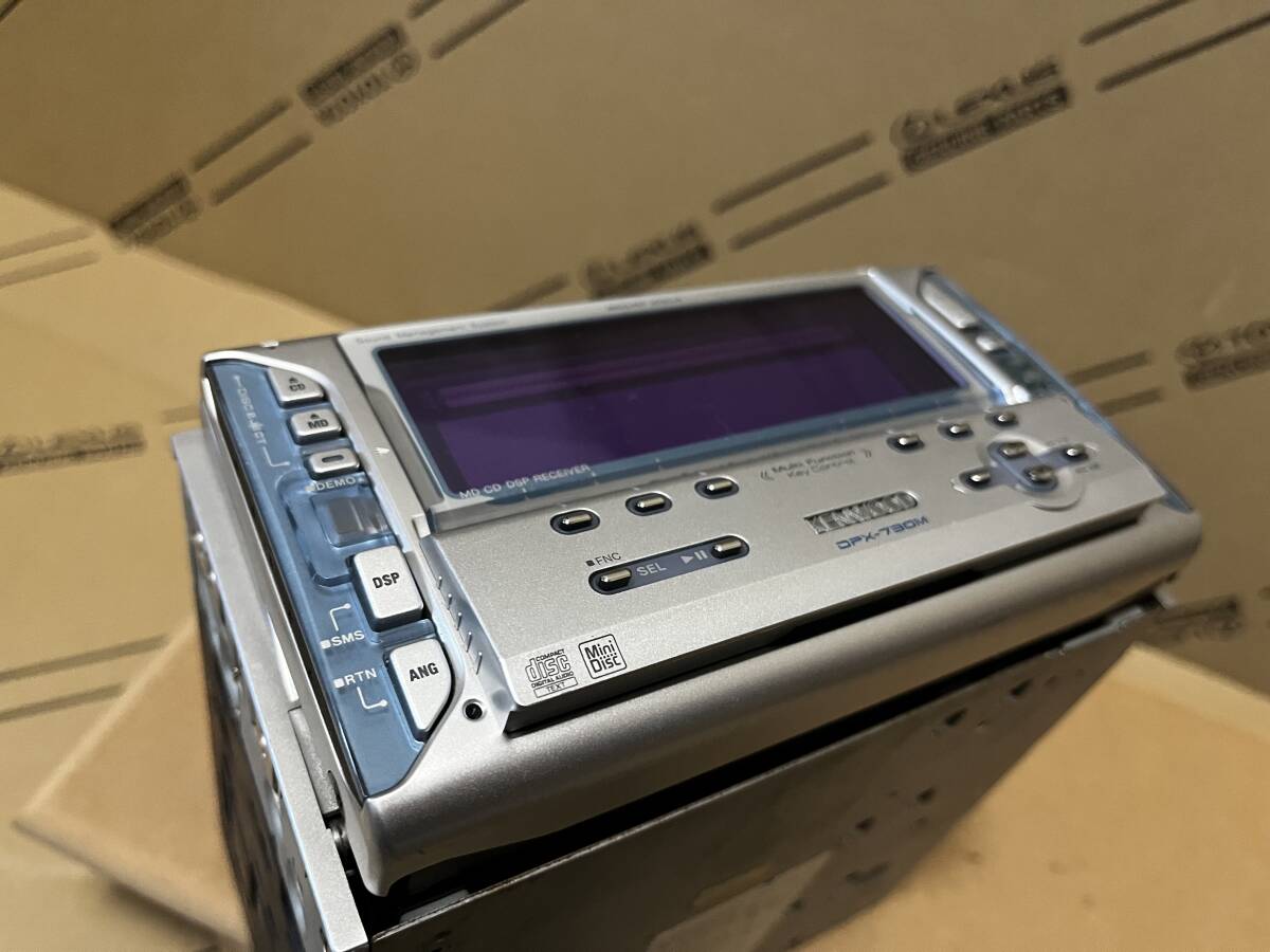 ★KENWOOD Bluetooth付き Spotifyなど再生可 DPX-730M CD&MD★DSP スペアナ チャーチ 残響音_画像7