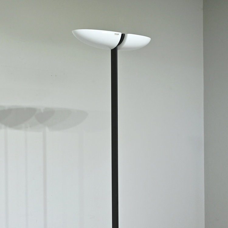 イタリア A.V.Mazzega ムラーノガラス×アイアン フロアスタンド 2灯 70年代ヴィンテージ/ヤマギワ カッシーナ ジオポンティ ポストモダン _画像4