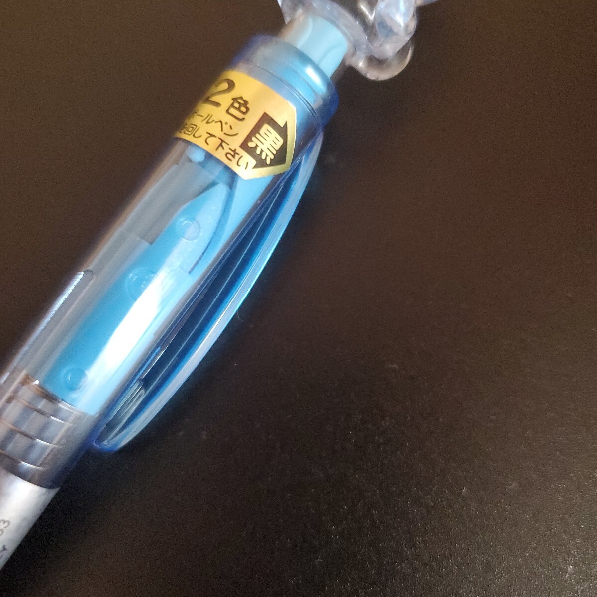 ハローキティ マスコット2色ボールペン(赤・黒)ブルー　三菱鉛筆×サンリオ　未使用(試し書きのみ)　HELLO KITTY　完売レア物　残り僅か_画像5