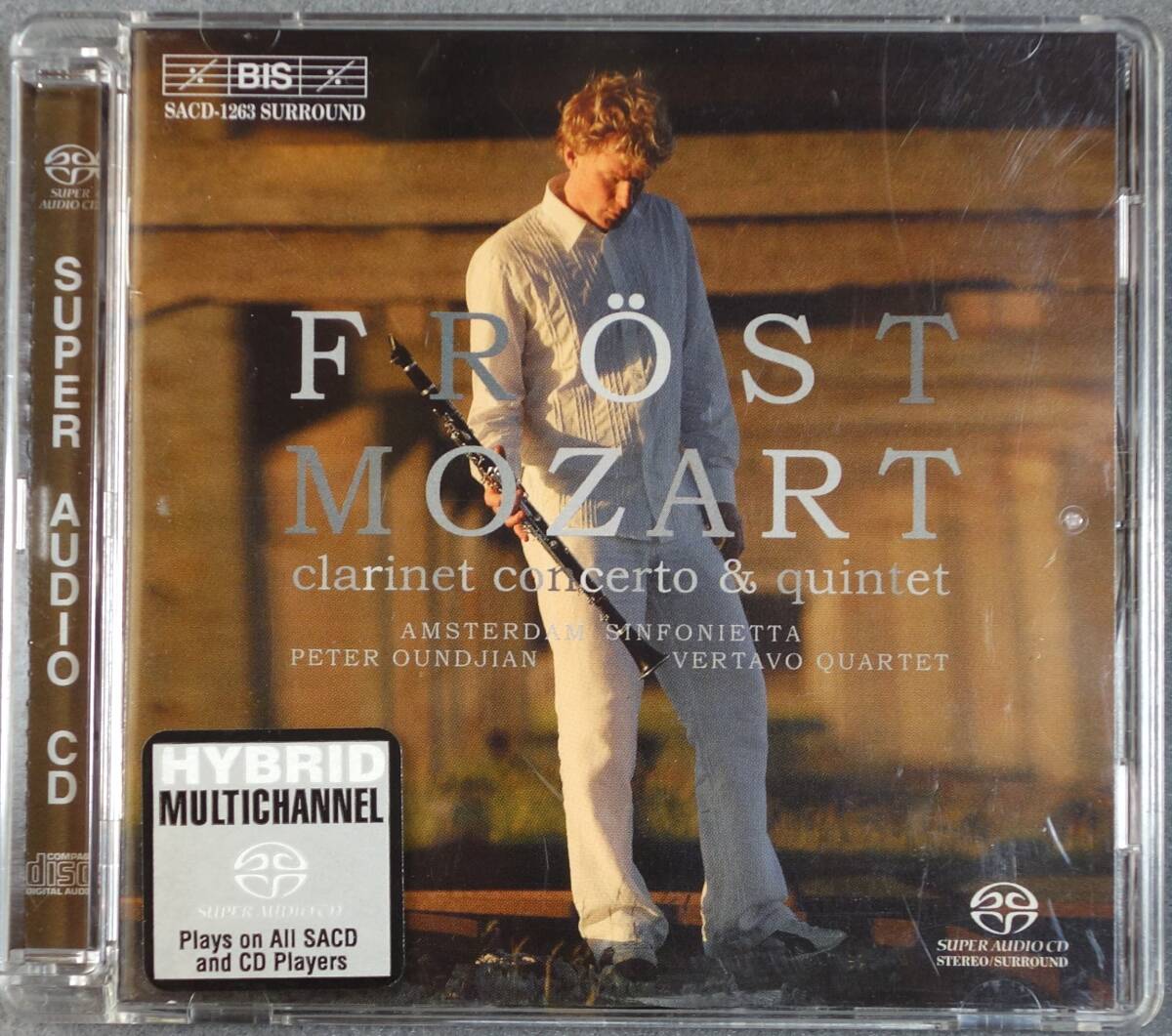 【SACD】モーツァルト：クラリネット協奏曲、クラリネット五重奏曲/フレスト（Cl）ウンジャン指揮アムステルダム・シンフォニエッタ他/BIS_画像1