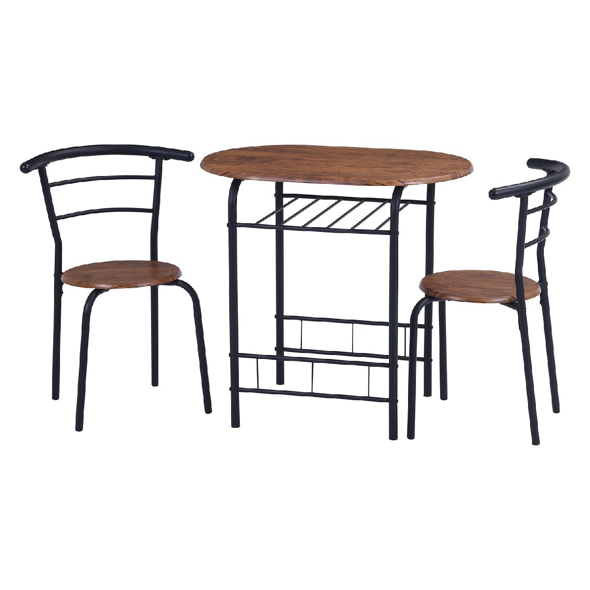  бесплатная доставка обеденный комплект 2 человек для обеденный стол стул 2 ножек интерьер модный compact симпатичный Brown новый товар 