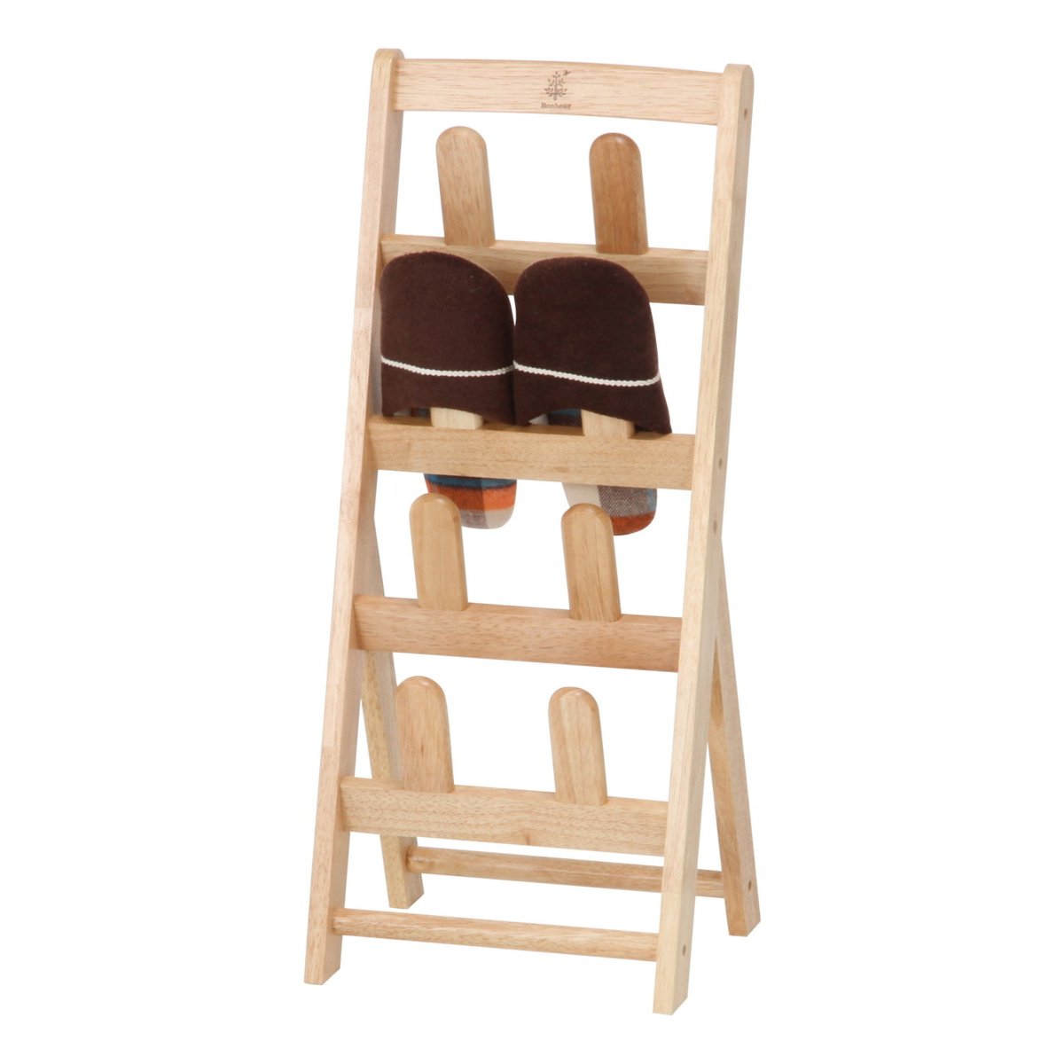 бесплатная доставка / натуральное дерево из дерева Raver дерево подставка для тапочек 4 пара место хранения вход мелкие вещи . покупатель для цельный сумка модный интерьер ширина 27cm натуральный / новый товар