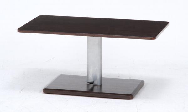  бесплатная доставка / подниматься и опускаться тип центральный стол высота 42.5~56.5cm газ давление тип с роликами . living верх и низ подъёмник стол ширина 90cm глубина 50cm Brown / новый товар 