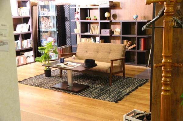  бесплатная доставка / подниматься и опускаться тип центральный стол высота 42.5~56.5cm газ давление тип с роликами . living верх и низ подъёмник стол ширина 90cm глубина 50cm Brown / новый товар 