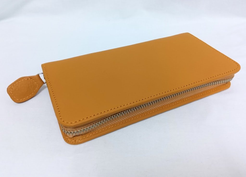 【新品】Kitamura/キタムラ☆レザー・長財布 キャメル YH0082 61421 参考価格:28,000円 メンズ 牛革 ラウンドファスナー 美品 未使用_画像3