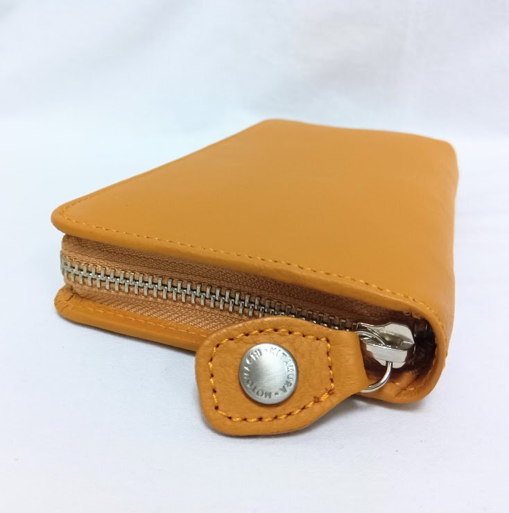 【新品】Kitamura/キタムラ☆レザー・長財布 キャメル YH0082 61421 参考価格:28,000円 メンズ 牛革 ラウンドファスナー 美品 未使用_画像2