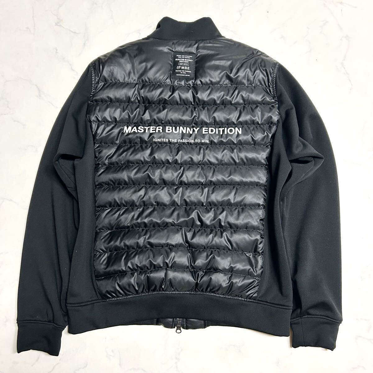 未使用級/L相当◎マスターバニーエディション MASTER BUNNY EDITION ハイブリッド ダウンジャケット 袖切替 ゴルフ 近年 2023 Wジップ 5_画像6