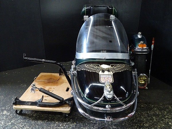 ハーレー FLHTCU-I1450 1999年式 ツインカム harley-davidson パーツ サイドカー フネ部分 直接引き取りまたは BASデポ留めHD-AU-088_画像1