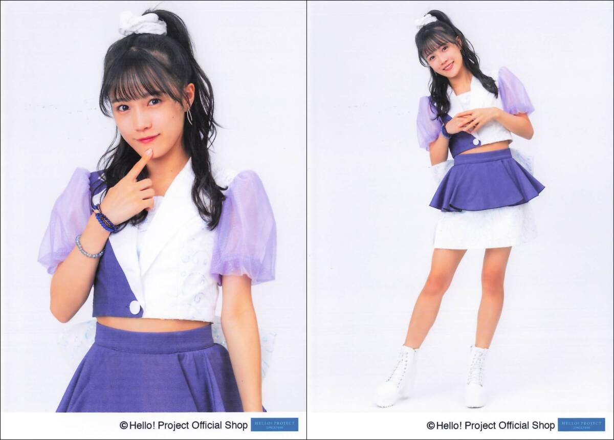 つばきファクトリー【河西結心】 L判生写真2枚セット『“つばきファクトリー”パート2』_画像1