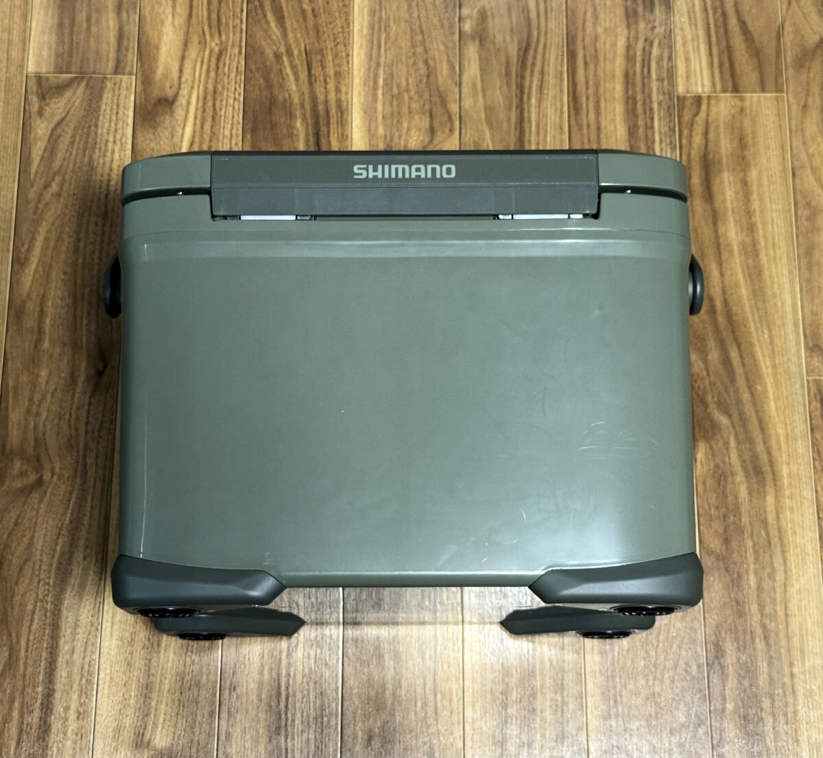 ■極上品■シマノ ICEBOX PRO 17L NX-017X カーキ01/ ペットボトル500ml×14本タテ収納/ 6面極厚真空パネル+発泡ウレタン/ ひとりキャンプ_画像7