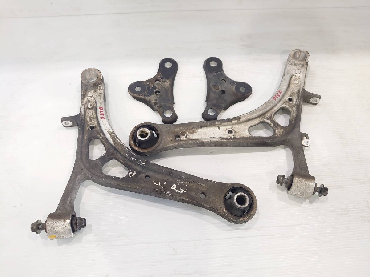 【店舗引取歓迎】スバル レガシィ B4 アプライドF BL5 6MT 後期 純正 フロント ロアアーム ロワ アーム 左右 セット アルミ BP5 L棚_画像1
