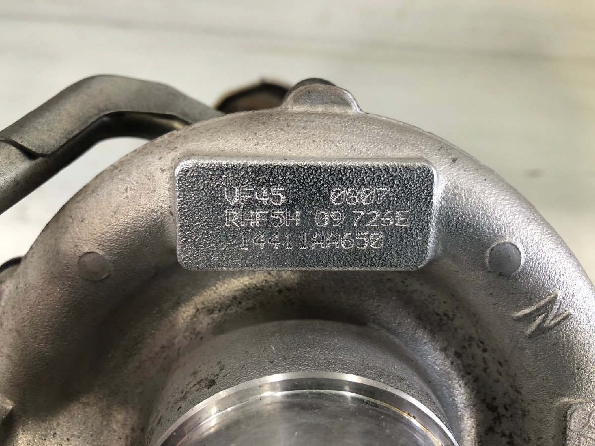 ★希少!?★ スバル レガシィ B4 スペックB GT BL5 F型 後期 6MT 純正 タービン 遮熱板 セット VF45 0807 RHF5H 14411AA650 BP5 EJ20 L_画像3