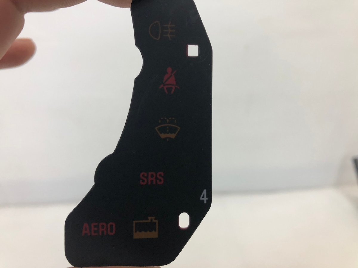 ★送料無料!!★ 三菱 GTO ツインターボ MR Z15A 6MT 純正 メーターパネル 警告灯 3枚 セット　4_画像5