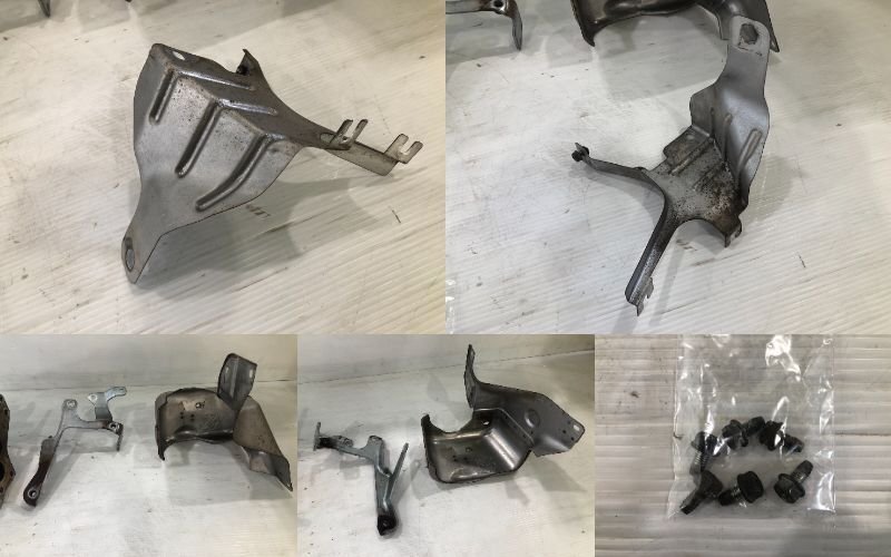 ★希少!?★ スバル レガシィ B4 スペックB GT BL5 F型 後期 6MT 純正 タービン 遮熱板 セット VF45 0807 RHF5H 14411AA650 BP5 EJ20 L_画像9