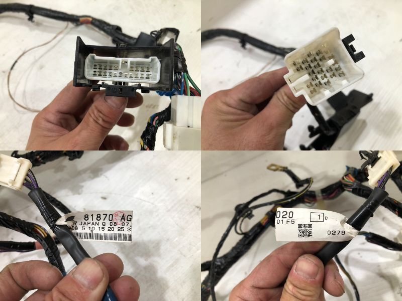 スバル レガシィ GTスペックB 後期 F型 BL5 プッシュスタート車 室内 ダッシュボード ハーネス 配線 カプラー ヒューズボックス BP5 12_画像10