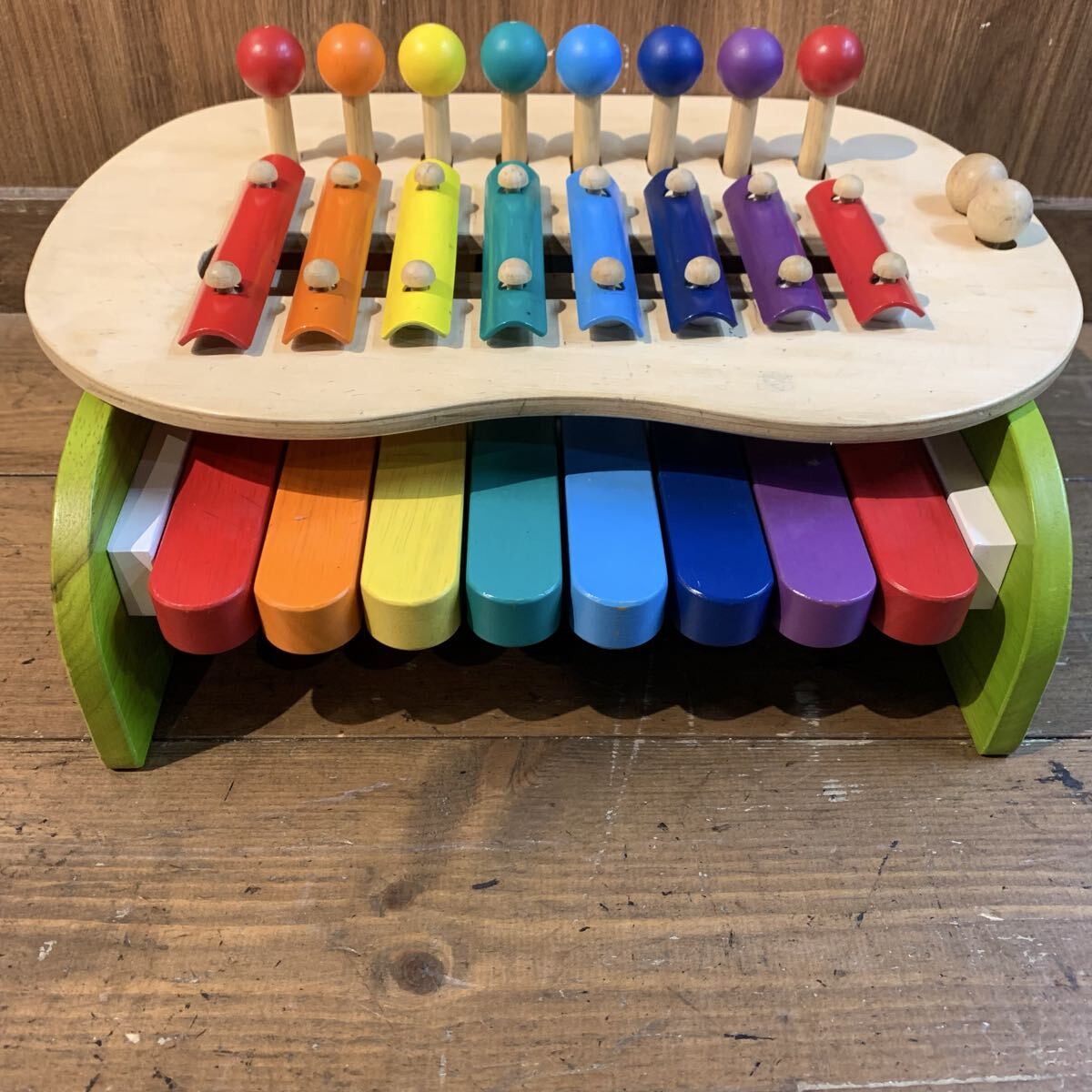 木琴 知育玩具 森のメロディーメーカー エドインター_画像2