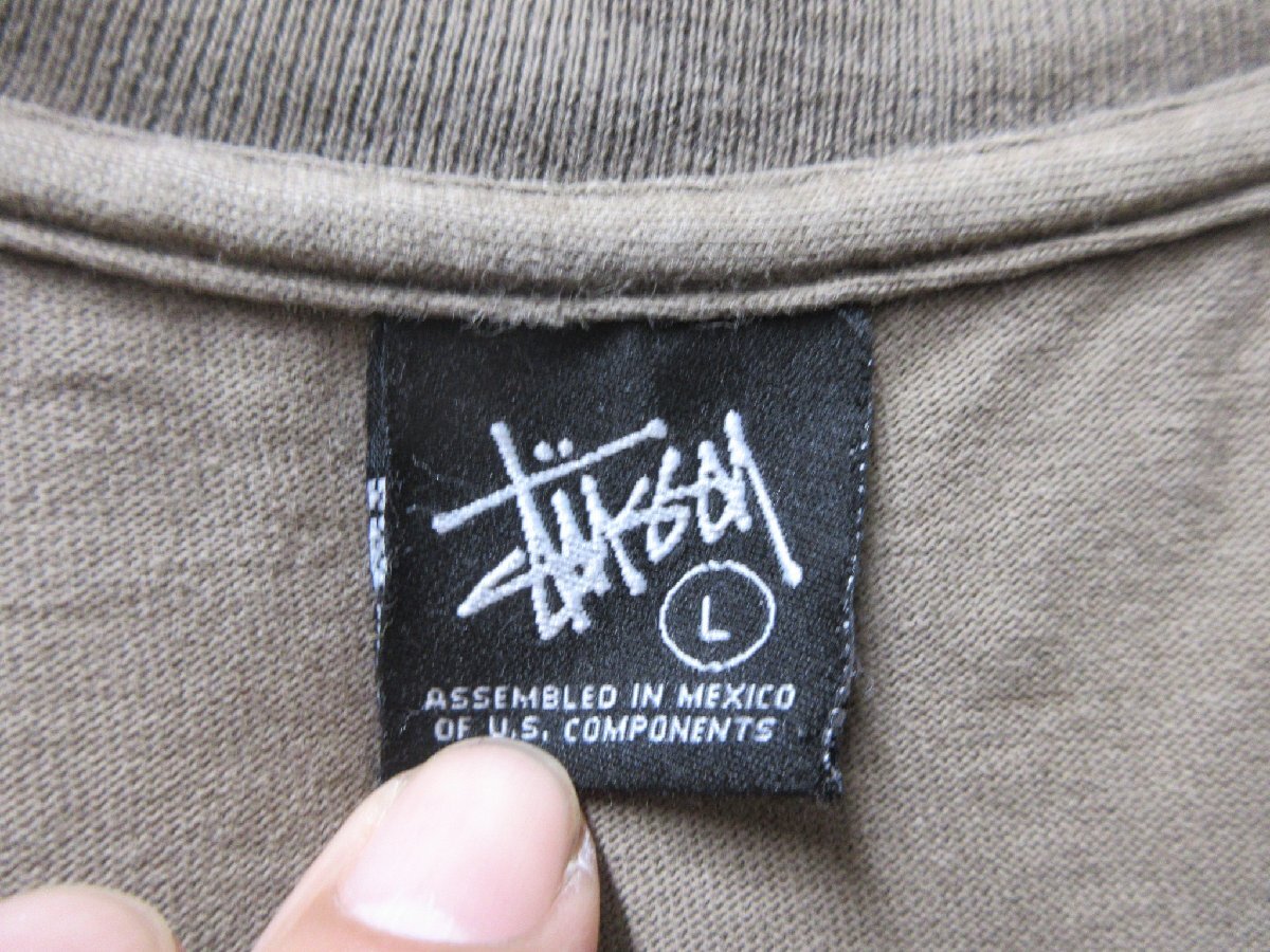 Stussy ステューシー 25周年 ワールドツアー Tシャツ メキシコ製 サイズL_画像3