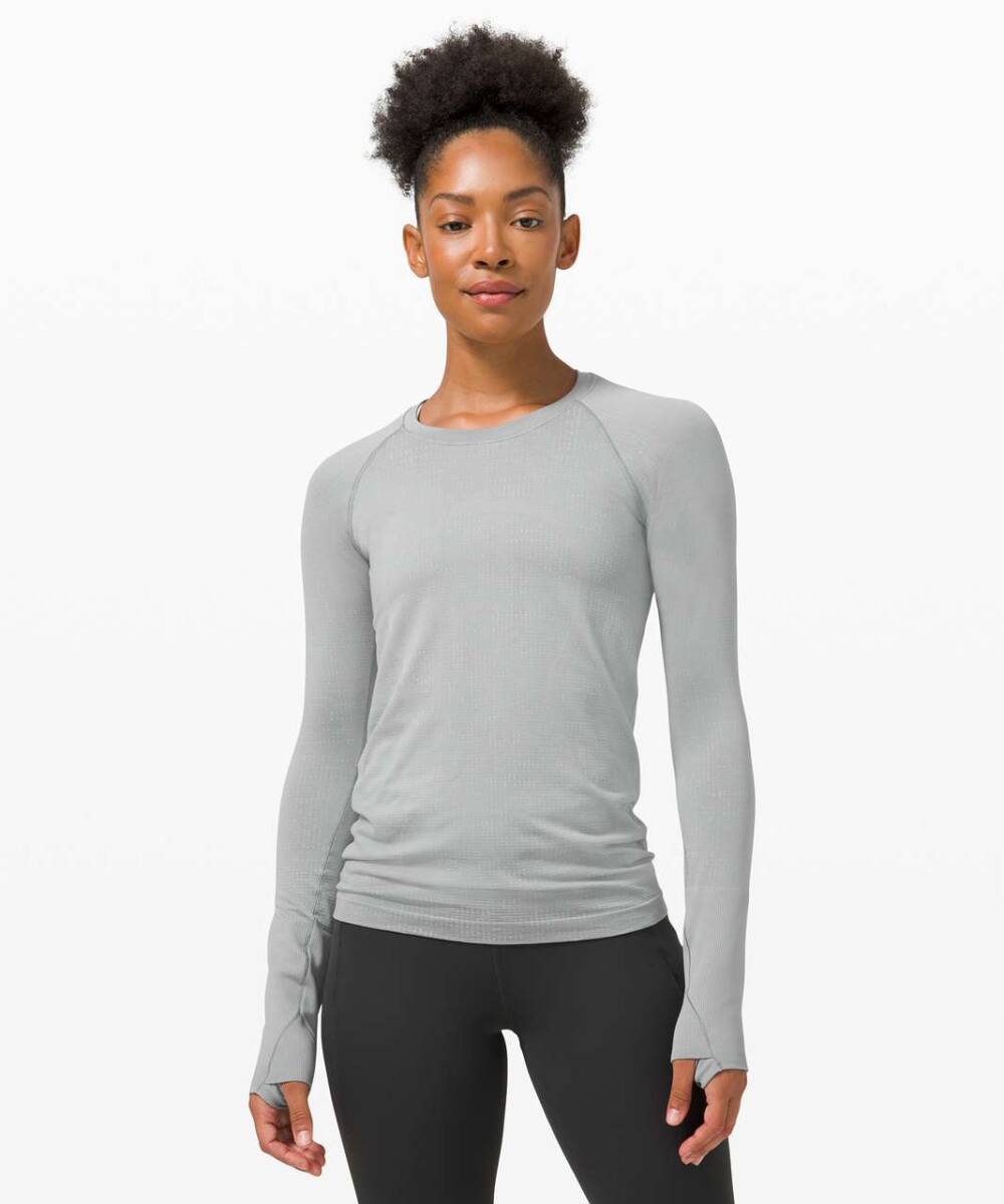 ルルレモン lululemon Swiftly Tech Long Sleeve 2.0 サイズ10 超美品☆ ロングスリーブ 長袖Ｔシャツ_画像6