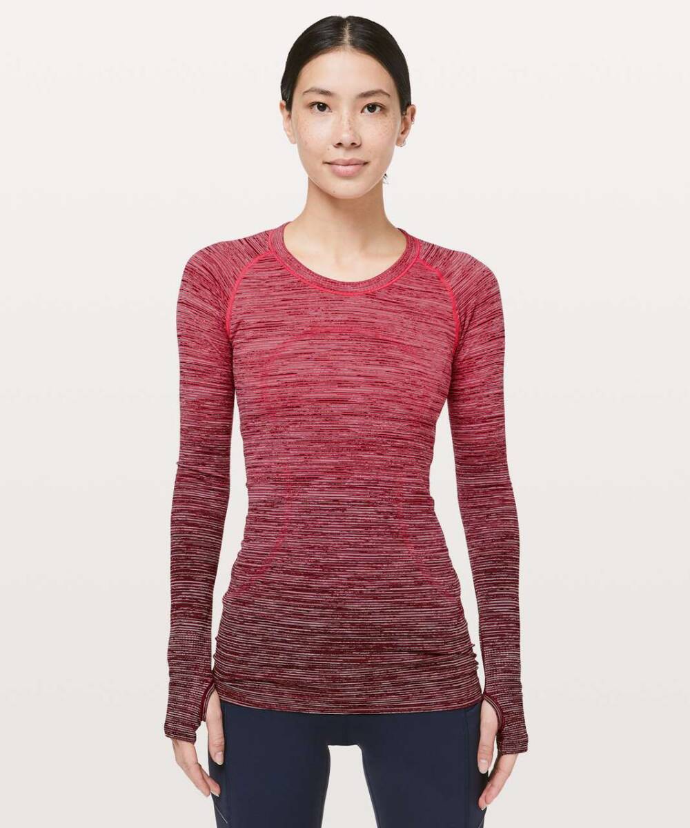 ルルレモン lululemon Swiftly Tech Long Sleeve Crew サイズ12 超美品☆ 長袖Ｔシャツ ロングスリーブ_画像7
