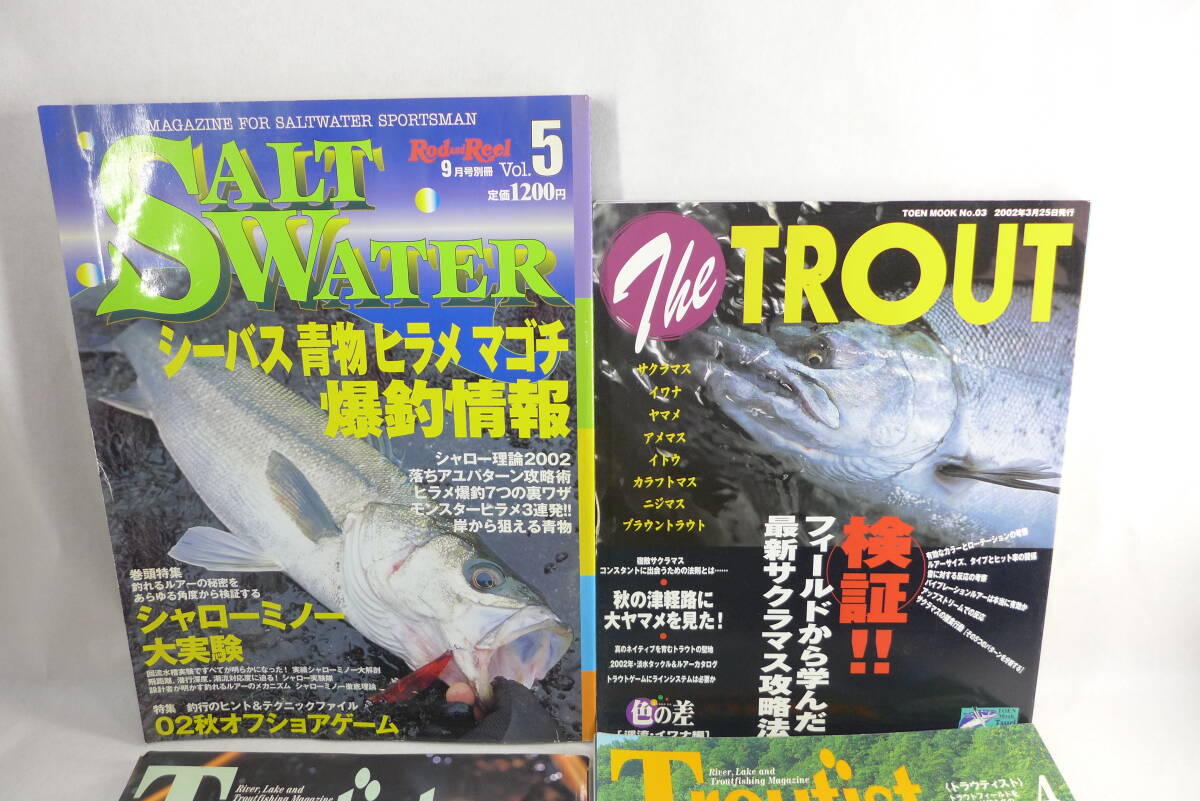 Troutist 他 4冊 | 長期保管品 トラウティスト THE TROUT SALT WATER 渓流釣り 毛鉤 ルアー フライ 中古_画像2
