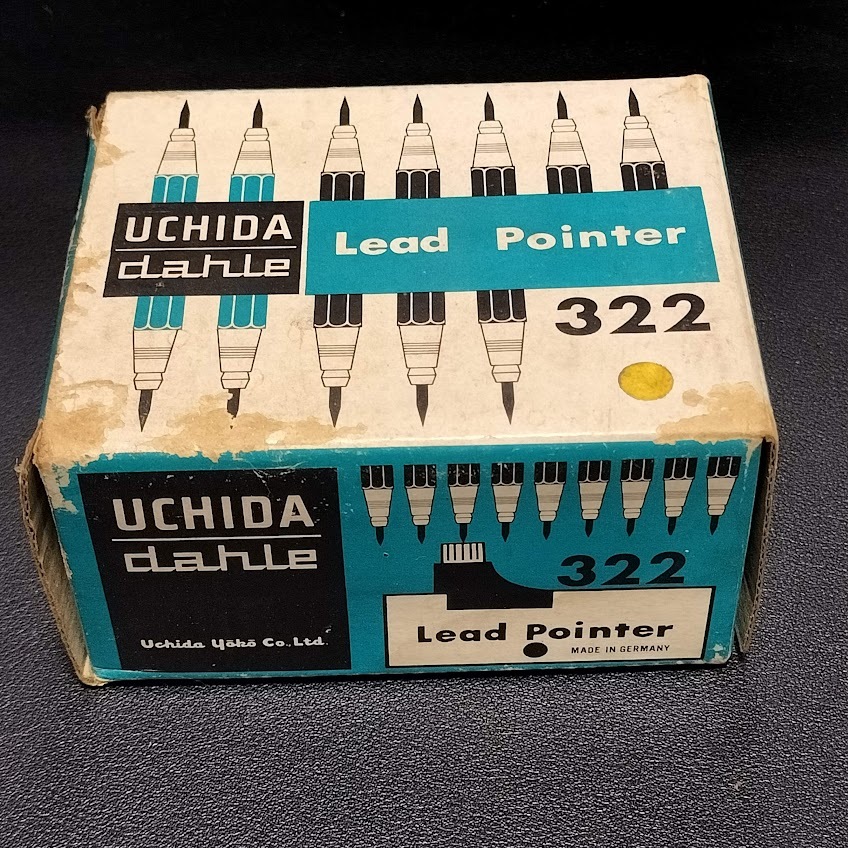 【1000円スタート】 UCHIDA DAHLE ウチダ ダーレー 芯削器 廃盤商品 リードポインター レトロ 当時物_画像2
